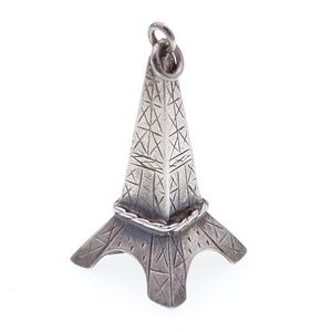 RARE 1.4" LANCOME PARIS 1960'S STERLING PENDANT